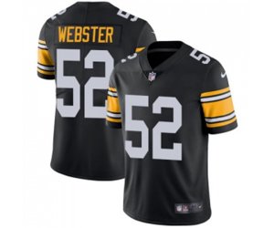 Pittsburgh Steelers #52 Mike Webster Black Alternate Vapor Untouchable Limited Player Football Jersey
