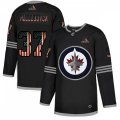 Winnipeg Jets #37 Connor Hellebuyck Adidas Black USA Flag Limited NHL Jersey