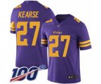 Minnesota Vikings #27 Jayron Kearse Limited Purple Rush Vapor Untouchable 100th Season Football Jersey