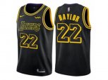 Los Angeles Lakers #22 Elgin Baylor Authentic Black City Edition NBA Jersey