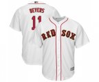 Boston Red Sox #11 Rafael Devers Replica White 2019 Gold Program Cool Base Baseball Jersey