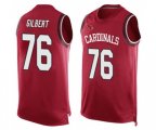 Arizona Cardinals #76 Marcus Gilbert Limited Red Player Name & Number Tank Top Football Jersey