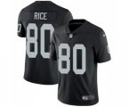 Oakland Raiders #80 Jerry Rice Black Team Color Vapor Untouchable Limited Player Football Jersey
