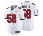 Tampa Bay Buccaneers #58 Shaquil Barrett White 2021 Super Bowl LV Jersey