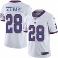 New York Giants #28 Jonathan Stewart Limited White Rush Vapor Untouchable NFL Jersey