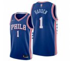 James Harden #1 Philadelphia 76ers Icon Edition Blue Jersey