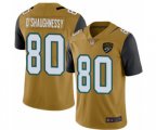 Jacksonville Jaguars #80 James O'Shaughnessy Limited Gold Rush Vapor Untouchable Football Jersey