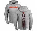 Chicago Bears #84 Cordarrelle Patterson Ash Backer Pullover Hoodie