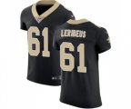 New Orleans Saints #61 Josh LeRibeus Black Team Color Vapor Untouchable Elite Player Football Jersey