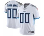 Tennessee Titans Customized White Vapor Untouchable Limited Player Football Jersey