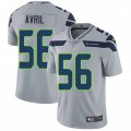 Seattle Seahawks #56 Cliff Avril Grey Alternate Vapor Untouchable Limited Player NFL Jersey
