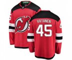 New Jersey Devils #45 Sami Vatanen Fanatics Branded Red Home Breakaway Hockey Jersey