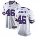 Buffalo Bills #46 Jaquan Johnson Nike White Vapor Limited Jersey