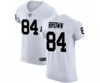 Oakland Raiders #84 Antonio Brown White Vapor Untouchable Elite Player Football Jersey