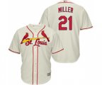 St. Louis Cardinals #21 Andrew Miller Replica Cream Alternate Cool Base Baseball Jersey