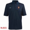 Nike Portugal 2014 World Soccer Authentic Polo Dark blue