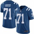 Indianapolis Colts #71 Denzelle Good Limited Royal Blue Rush Vapor Untouchable NFL Jersey