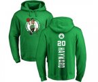 Boston Celtics #20 Gordon Hayward Kelly Green Backer Pullover Hoodie