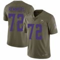 Minnesota Vikings #72 Mike Remmers Limited Olive 2017 Salute to Service NFL Jersey