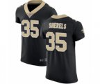 New Orleans Saints #35 Marcus Sherels Black Team Color Vapor Untouchable Elite Player Football Jersey