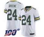 Green Bay Packers #24 Raven Greene White Vapor Untouchable Limited Player 100th Season Football Jersey