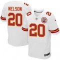 Kansas City Chiefs #20 Steven Nelson White Vapor Untouchable Elite Player NFL Jersey