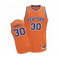New York Knicks #30 Julius Randle Swingman Orange Alternate Basketball Jersey