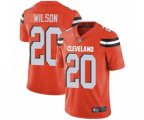 Cleveland Browns #20 Howard Wilson Orange Alternate Vapor Untouchable Limited Player Football Jersey