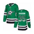 Dallas Stars #35 Anton Khudobin Authentic Green Drift Fashion NHL Jersey