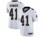 New Orleans Saints #41 Alvin Kamara White Vapor Untouchable Limited Player Football Jersey