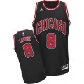 Adidas Chicago Bulls #8 Zach LaVine Swingman Black Alternate NBA Jersey