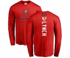 Tampa Bay Buccaneers #47 John Lynch Red Backer Long Sleeve T-Shirt