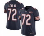 Chicago Bears #72 Charles Leno Navy Blue Team Color 100th Season Limited Football Jersey