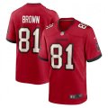 Tampa Bay Buccaneers #81 Antonio Brown Red Limited Jersey