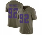 Minnesota Vikings #92 Jalyn Holmes Limited Olive 2017 Salute to Service Football Jersey