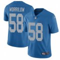 Detroit Lions #58 Paul Worrilow Blue Alternate Vapor Untouchable Limited Player NFL Jersey