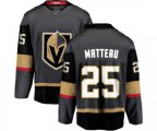 Vegas Golden Knights #25 Stefan Matteau Authentic Black Home Fanatics Branded Breakaway NHL Jersey