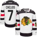 Chicago Blackhawks #7 Chris Chelios Premier White 2016 Stadium Series NHL Jersey