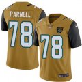 Jacksonville Jaguars #78 Jermey Parnell Limited Gold Rush Vapor Untouchable NFL Jersey