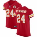Kansas City Chiefs #24 Will Redmond Red Team Color Vapor Untouchable Elite Player NFL Jersey