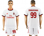 2017-18 AC Milan 99 DONNARUMMA Away Soccer Jersey