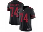 San Francisco 49ers #74 Joe Staley Vapor Untouchable Limited Black NFL Jersey