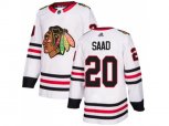 Chicago Blackhawks #20 Brandon Saad White Road Authentic Stitched NHL Jersey