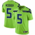 Seattle Seahawks #5 Alex McGough Limited Green Rush Vapor Untouchable NFL Jersey