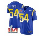 Los Angeles Rams #54 Leonard Floyd Royal 2022 Super Bowl LVI Vapor Limited Stitched Jersey