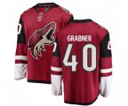 Arizona Coyotes #40 Michael Grabner Authentic Burgundy Red Home Fanatics Branded Breakaway Hockey Jersey