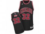 Adidas Chicago Bulls #32 Kris Dunn Swingman Black Alternate NBA Jersey