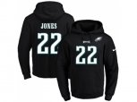 Philadelphia Eagles #22 Sidney Jones Black Name & Number Pullover NFL Hoodie