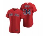 Boston Red Sox David Ortiz Nike Red Authentic 2020 Alternate Jersey