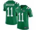 New York Jets #11 Robby Anderson Elite Green Rush Vapor Untouchable Football Jersey
